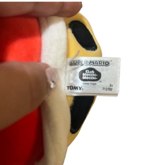 NWOT TOMY Club Mocchi- Mocchi- Mario Kart™ Red Shell Junior Plush Toy, 7” - Picture 4 of 5